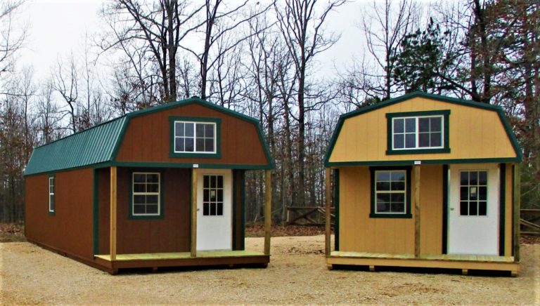 Adams Grove TN Lofted Portable Cabins 2 768x436