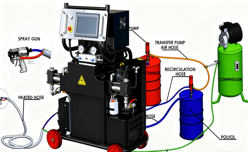 FD-511 Hydraulic Spray Foam Machine USA